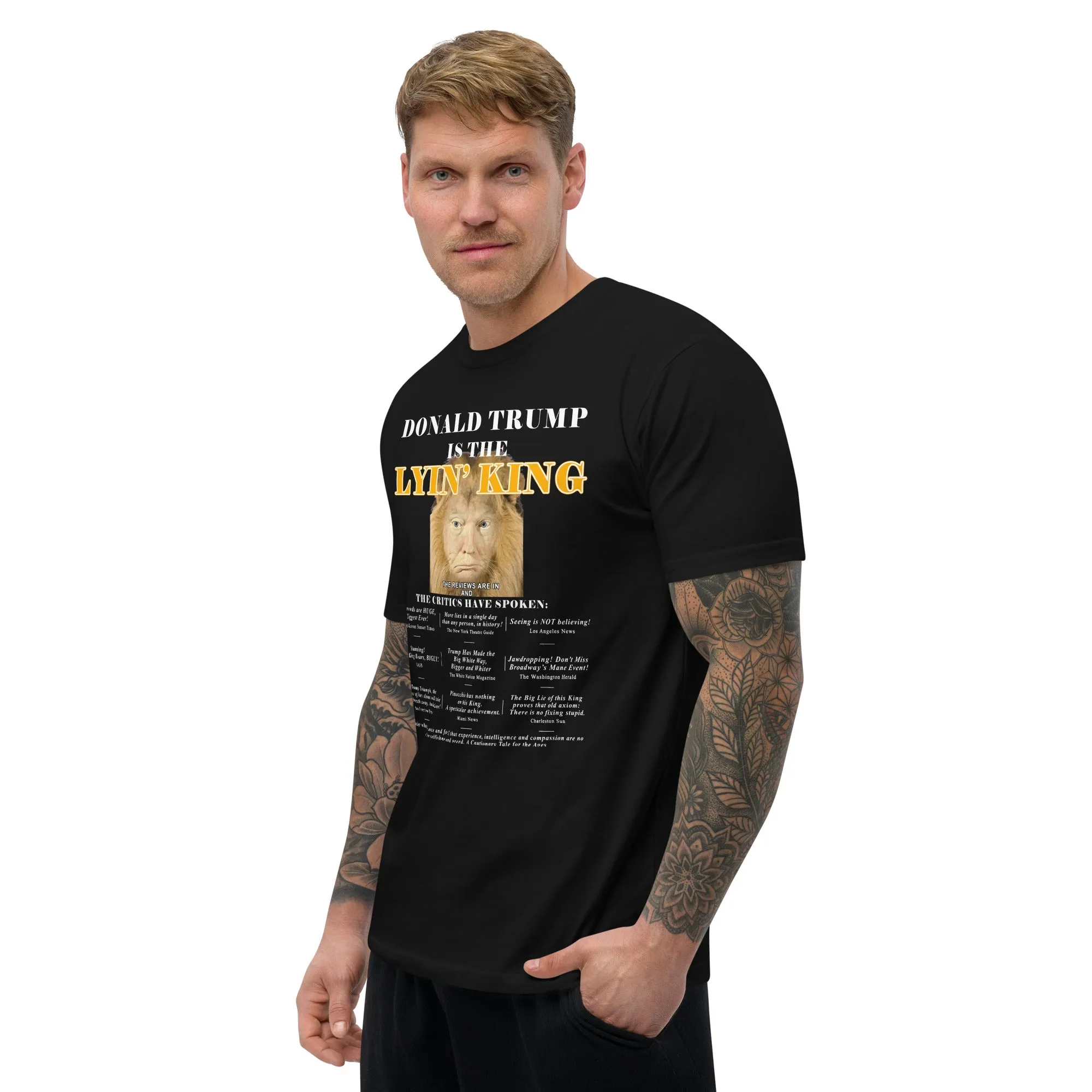 Lyin King Men's Fitted Short Sleeve T-shirt