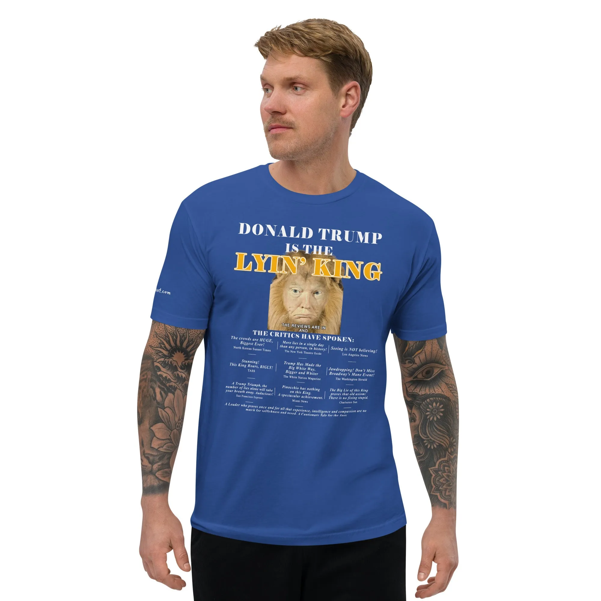 Lyin King Men's Fitted Short Sleeve T-shirt