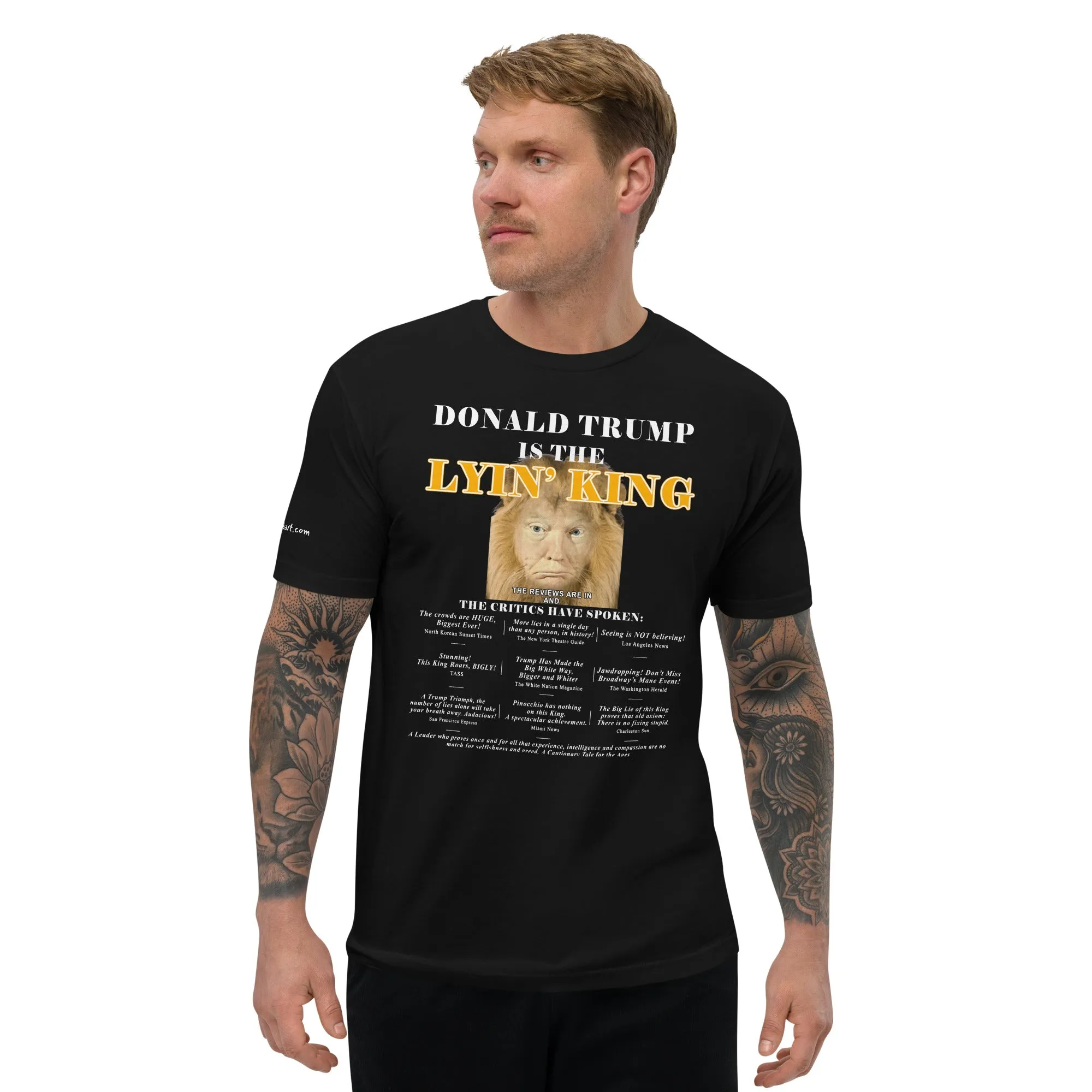Lyin King Men's Fitted Short Sleeve T-shirt