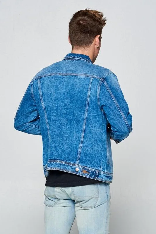 Medium washed Men's Denim Jacket