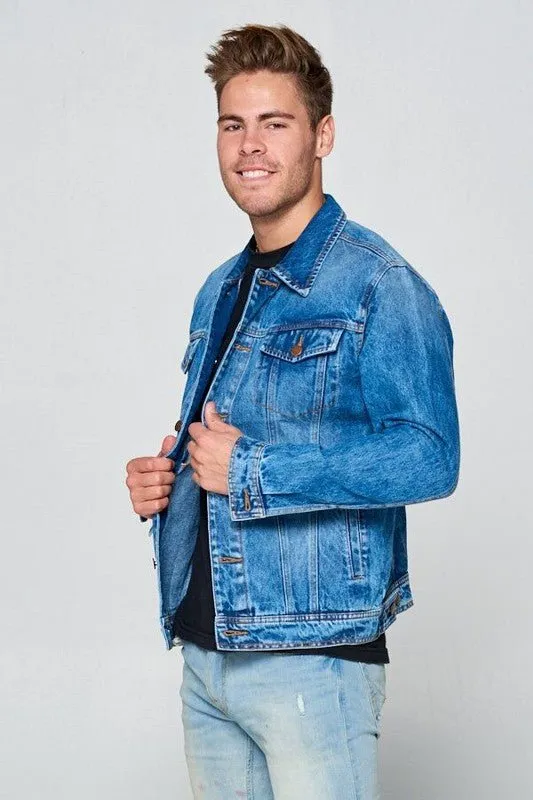 Medium washed Men's Denim Jacket