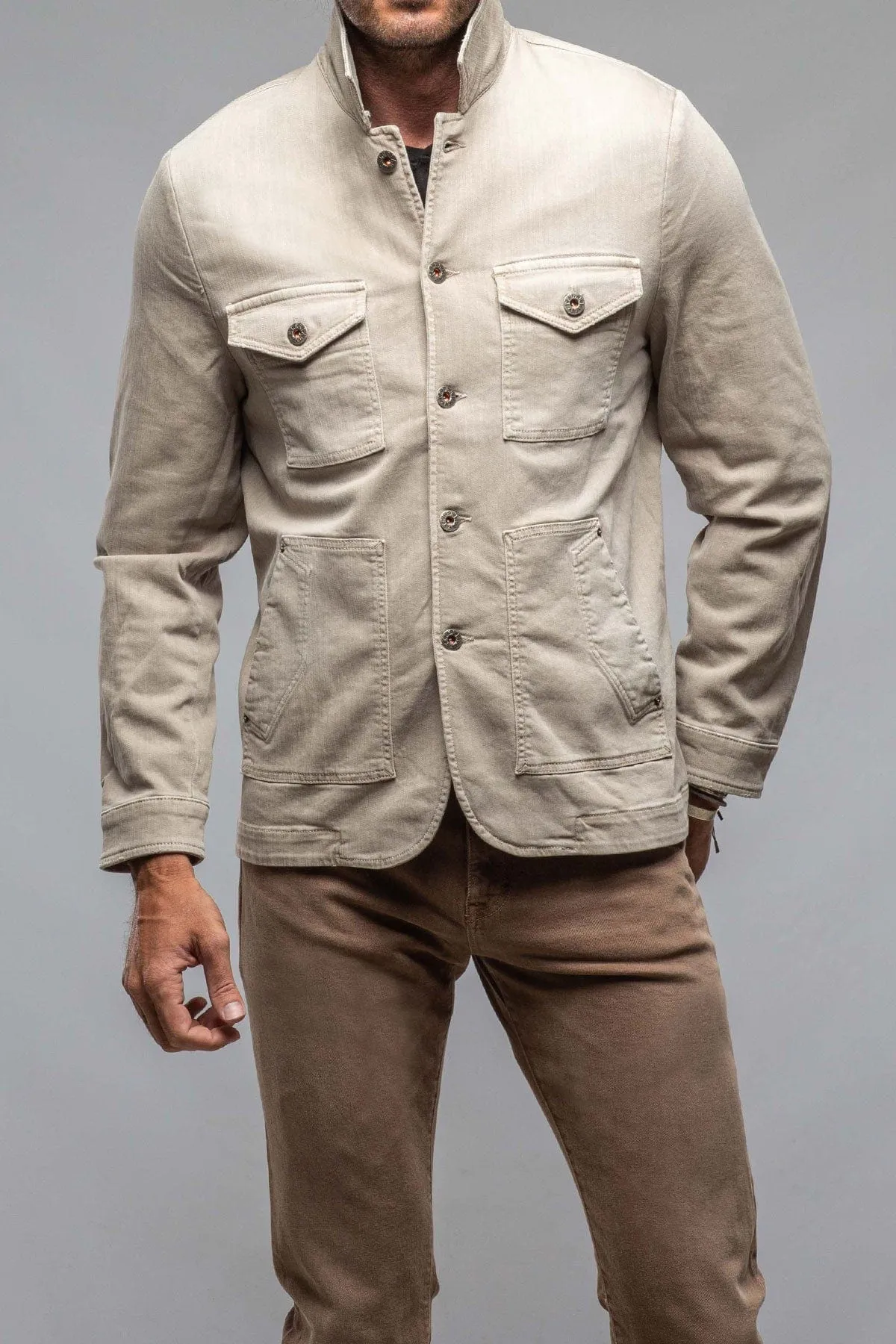 Memphis Denim Jacket In Tortora