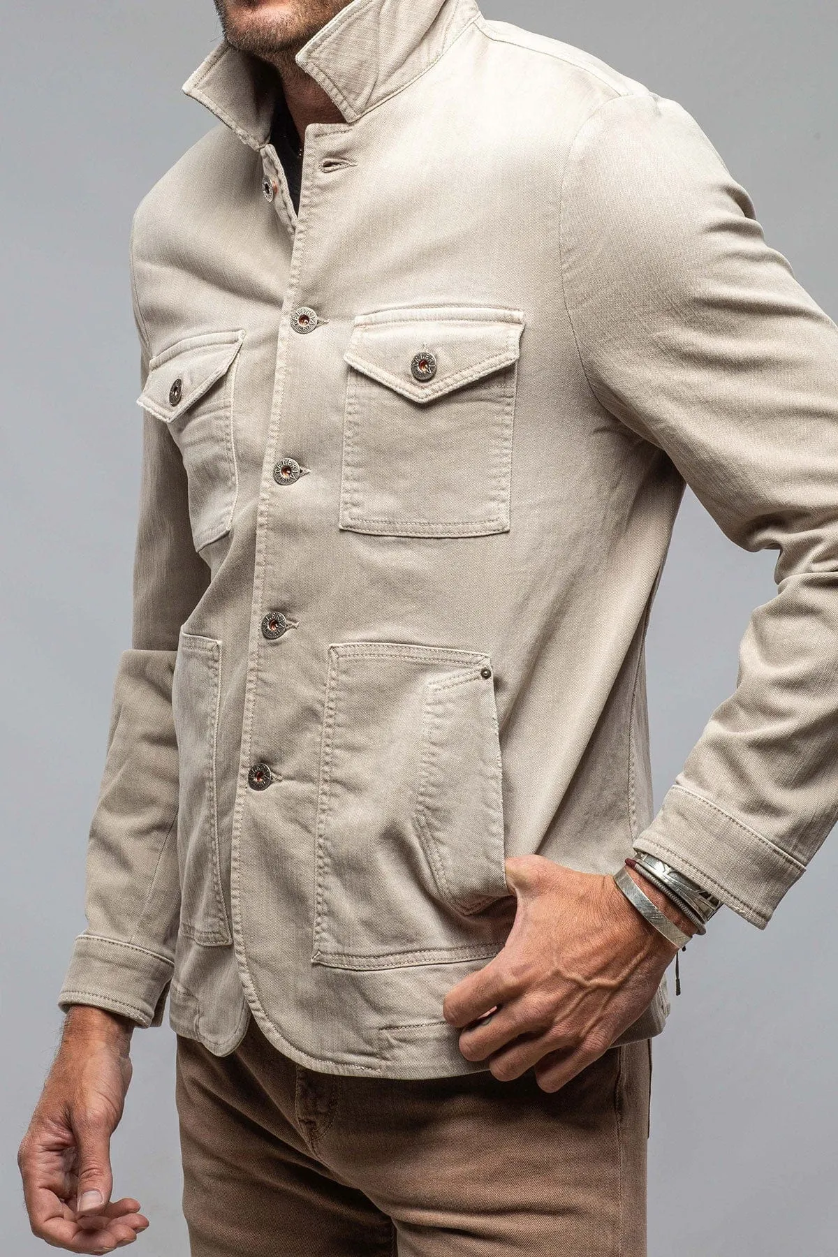 Memphis Denim Jacket In Tortora