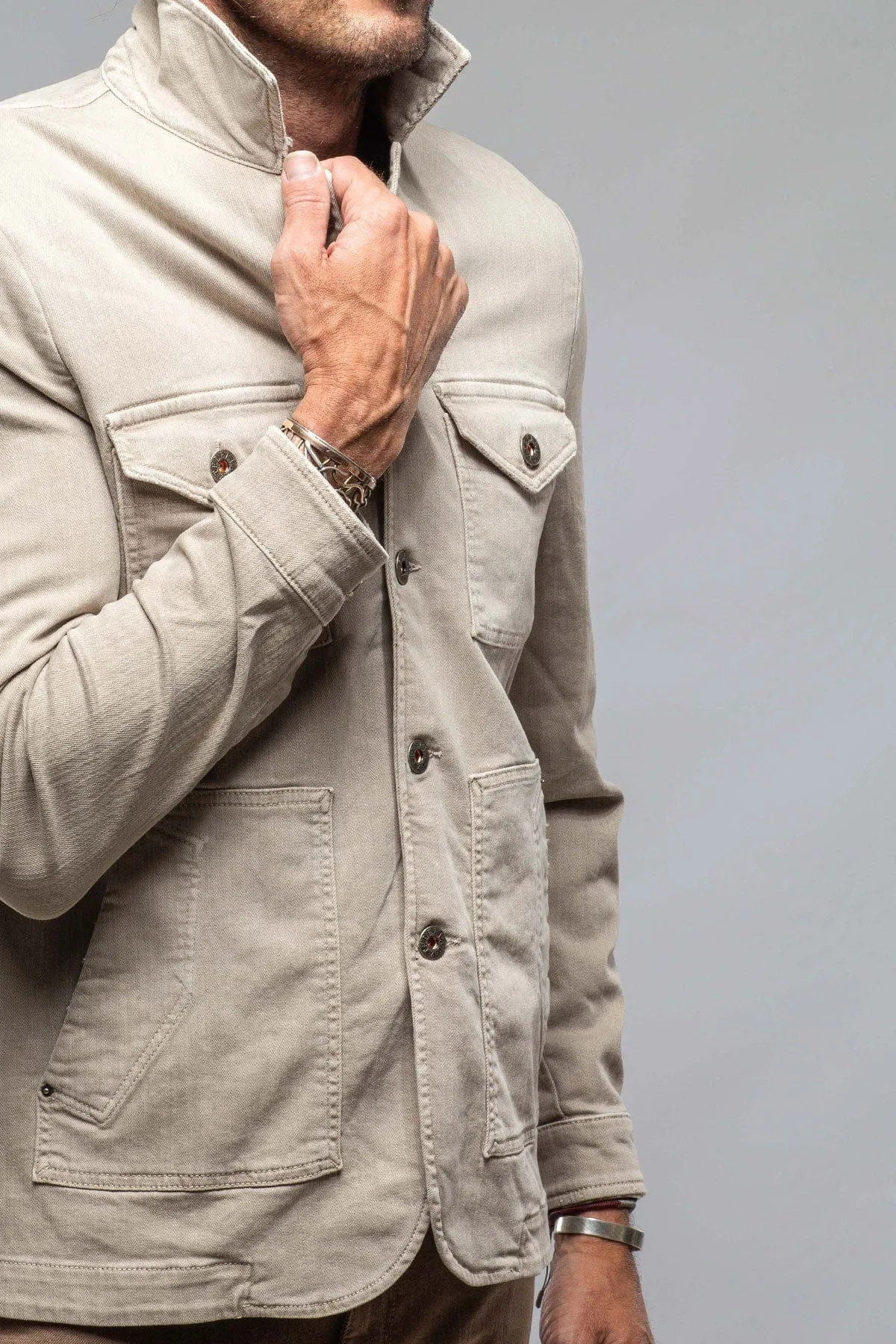 Memphis Denim Jacket In Tortora