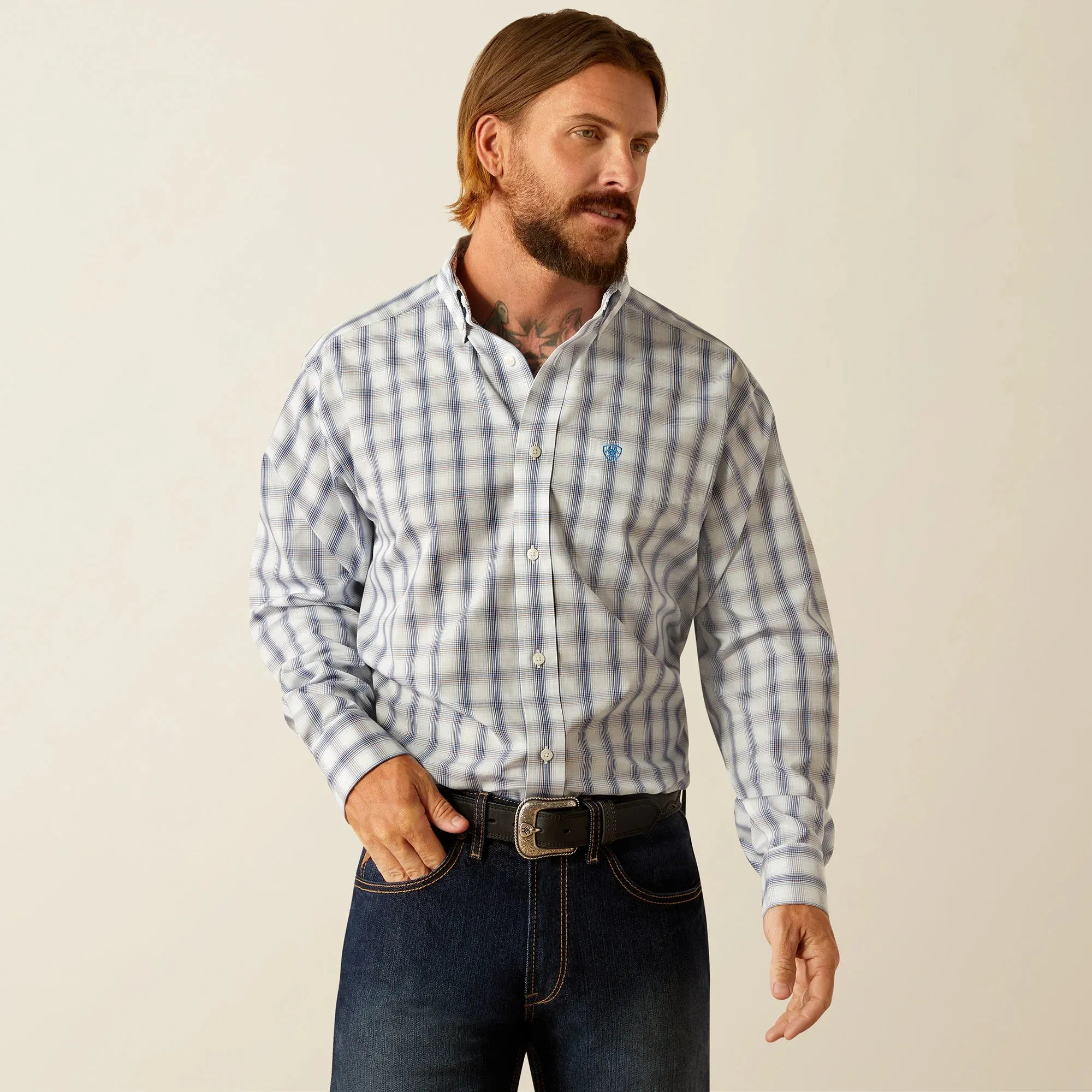 Men's Ariat Wrinkle Free Briar Classic Fit Shirt