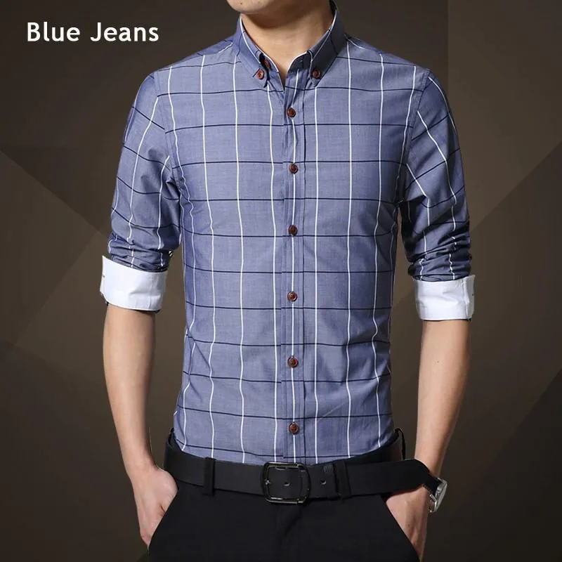 Men's Business Attire Fashion Striped Shirt