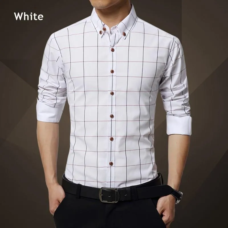 Men's Business Attire Fashion Striped Shirt