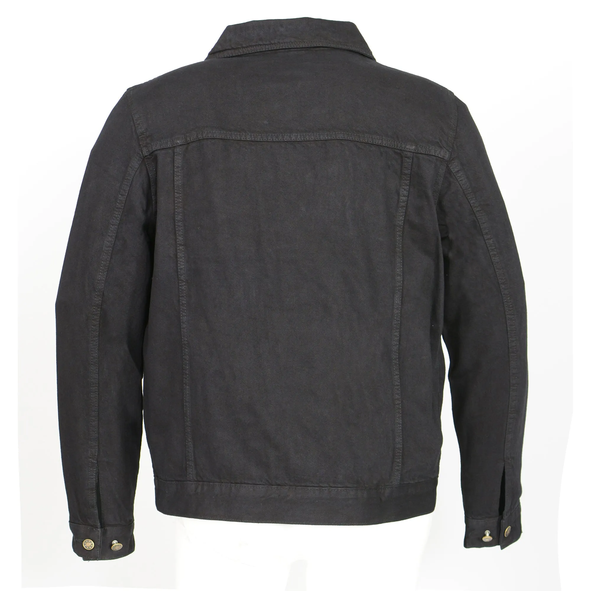 Men's Classic Denim Jean Pocket Jacket w/ Gun Pockets