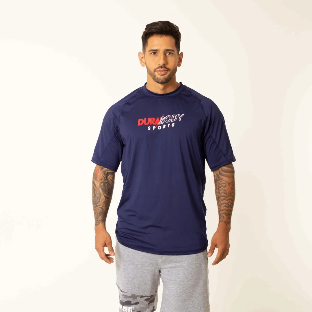 Men's DB Navy Blue Sports T-Shirt