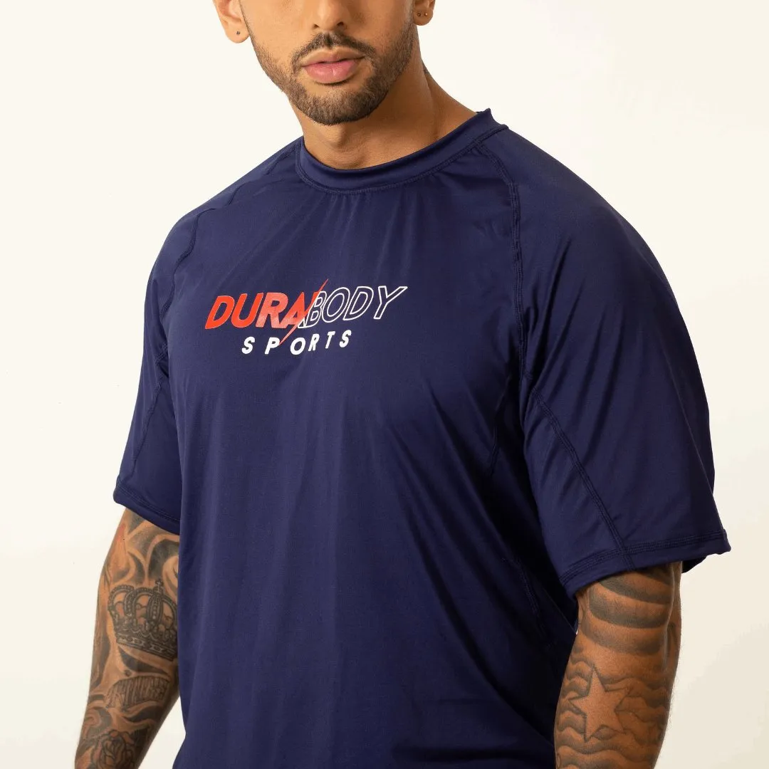 Men's DB Navy Blue Sports T-Shirt