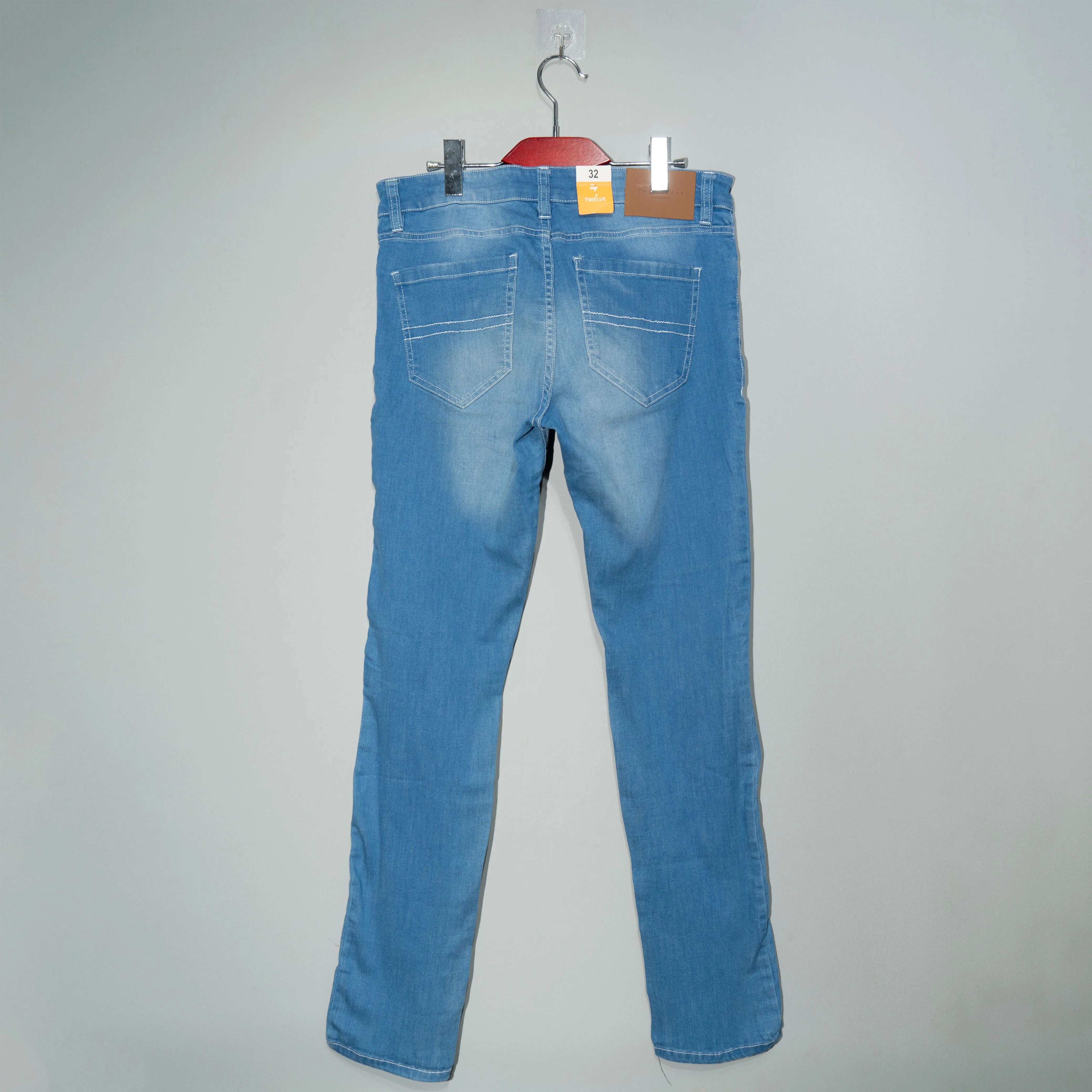Mens Denim Pant- Mid Blue