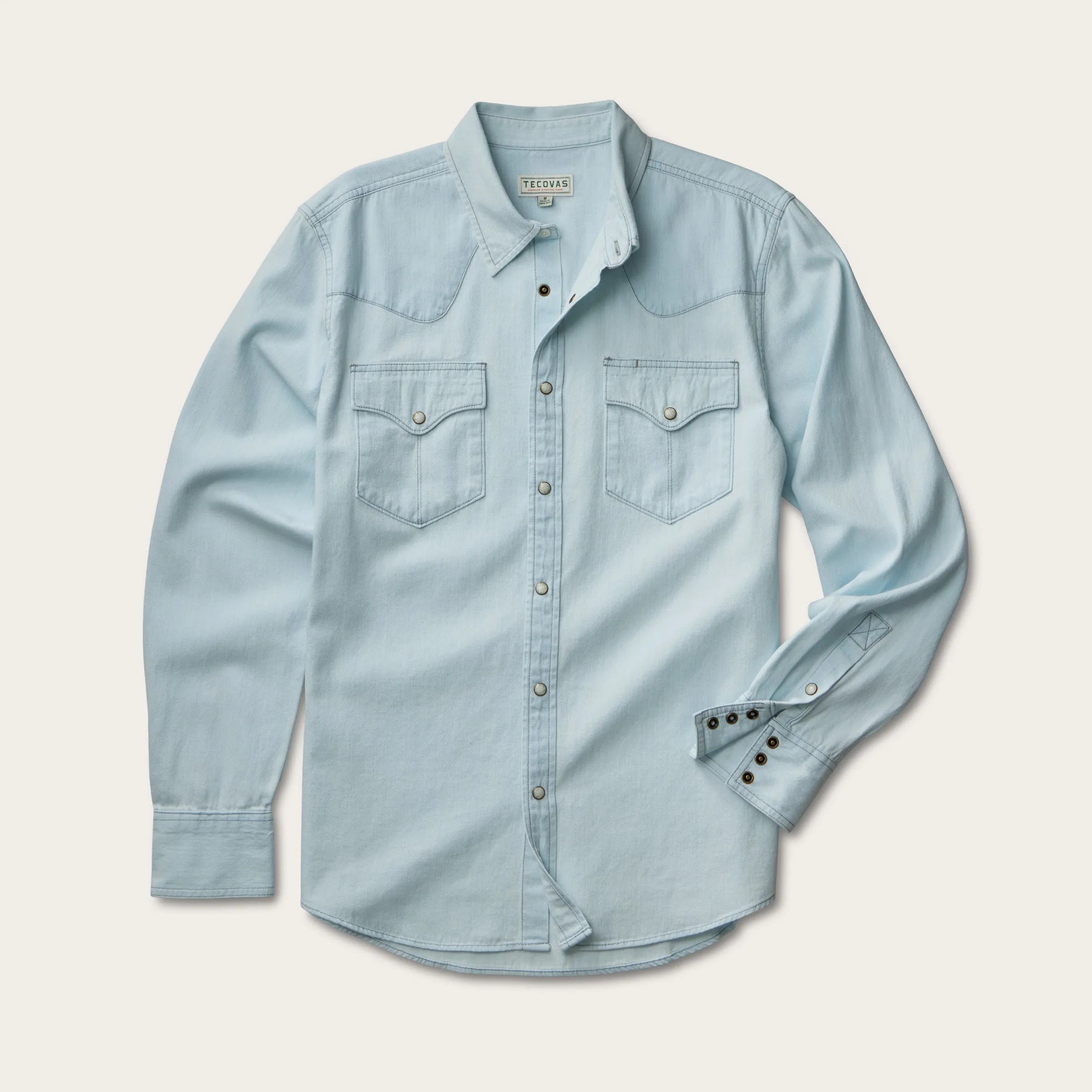 Men's Denim Pearl Snap