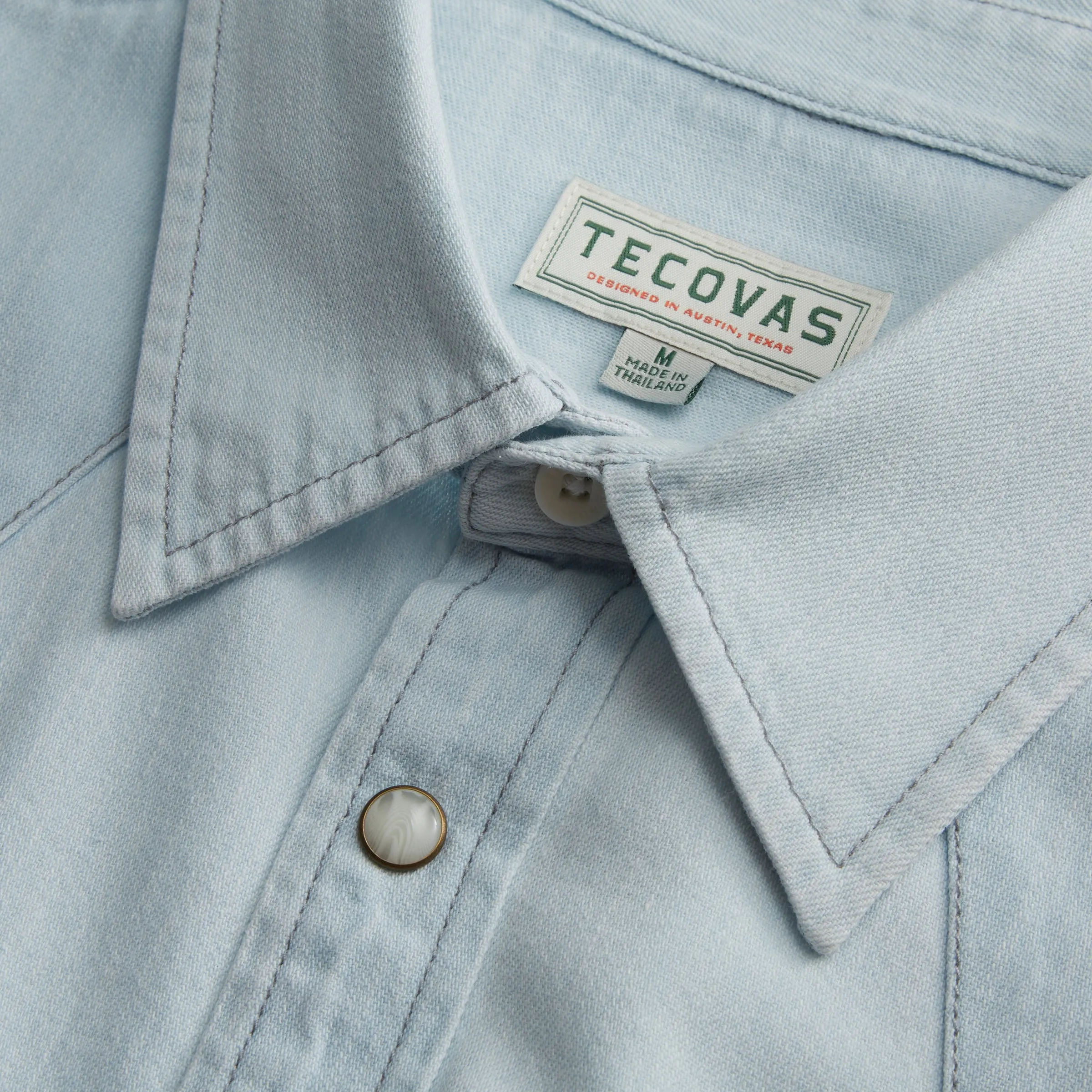 Men's Denim Pearl Snap