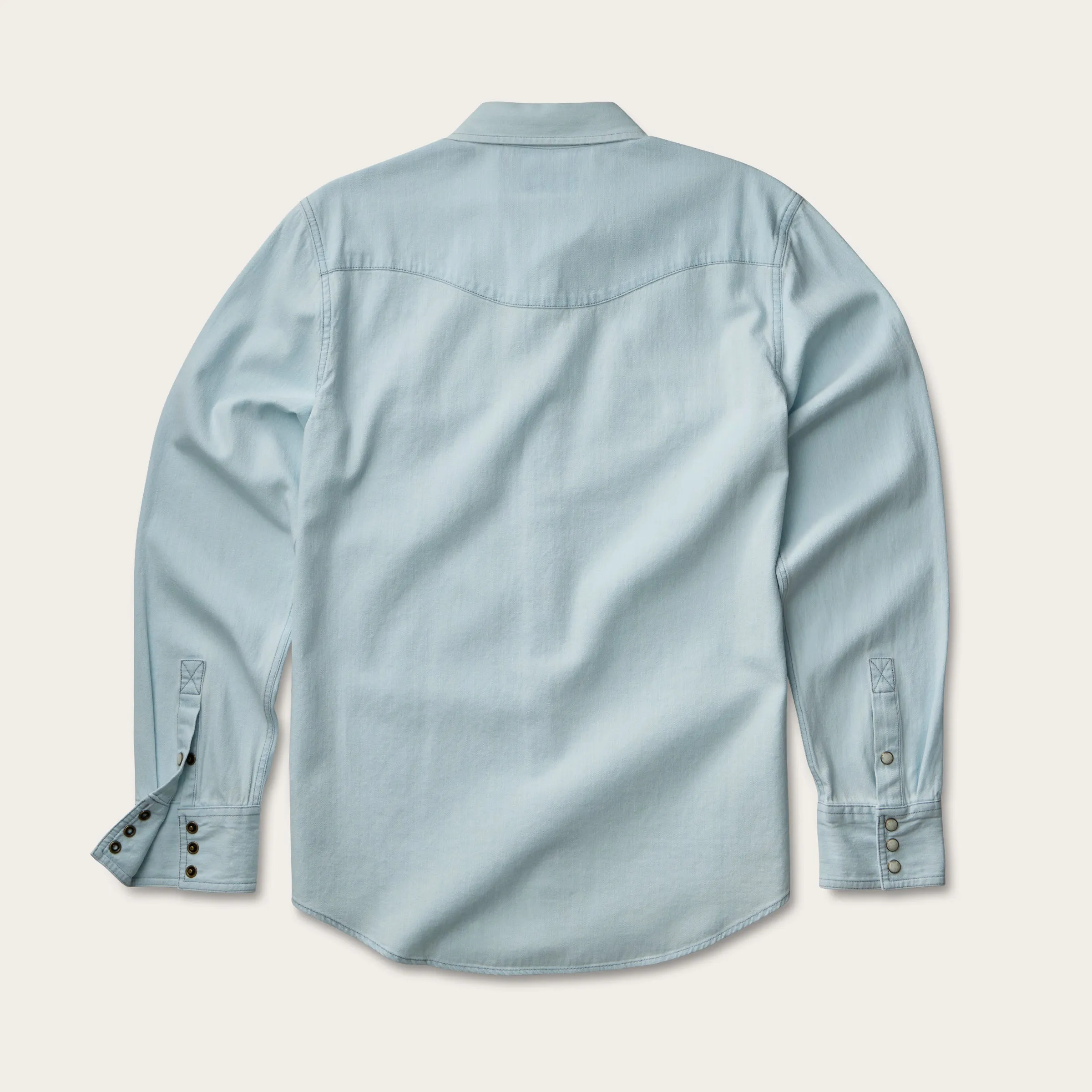 Men's Denim Pearl Snap