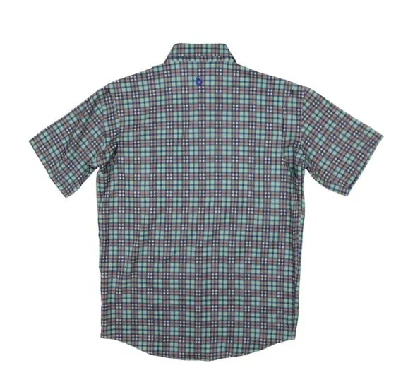 Men’s - Fall Plaid Short Sleeve Shirt || Blue Quail