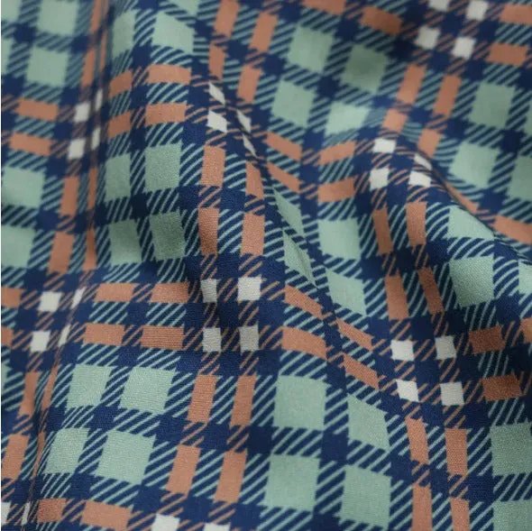 Men’s - Fall Plaid Short Sleeve Shirt || Blue Quail