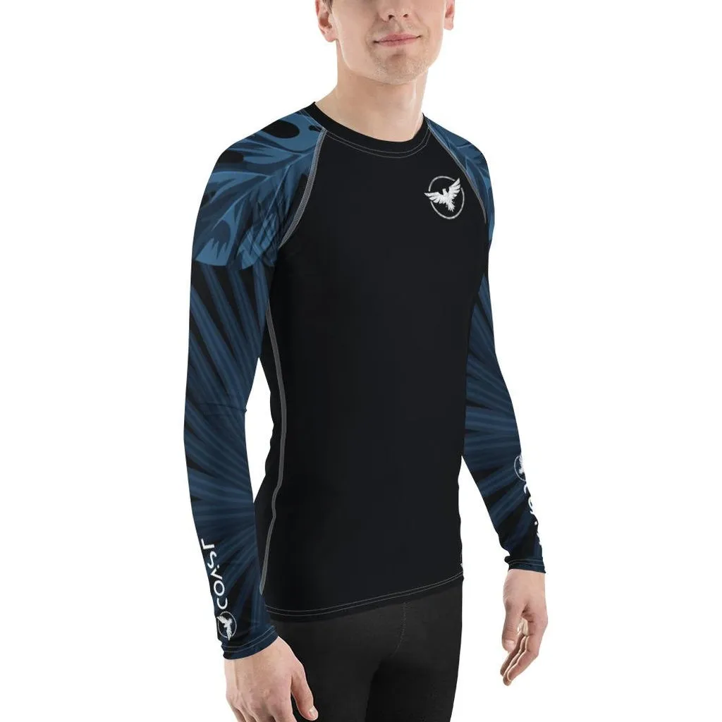 Men's Find Your Coast Palm Sleeve Performance Rash Guard UPF 40 