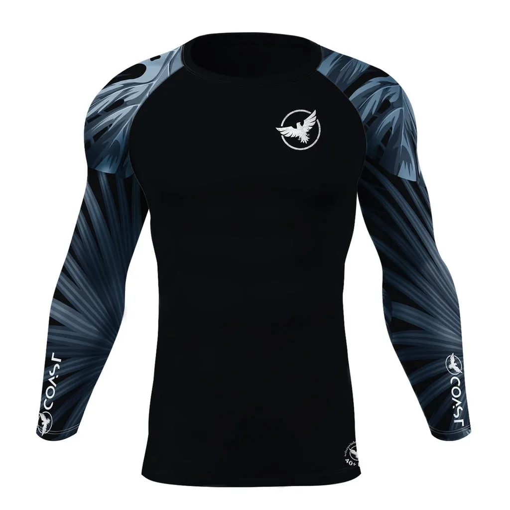 Men's Find Your Coast Palm Sleeve Performance Rash Guard UPF 40 