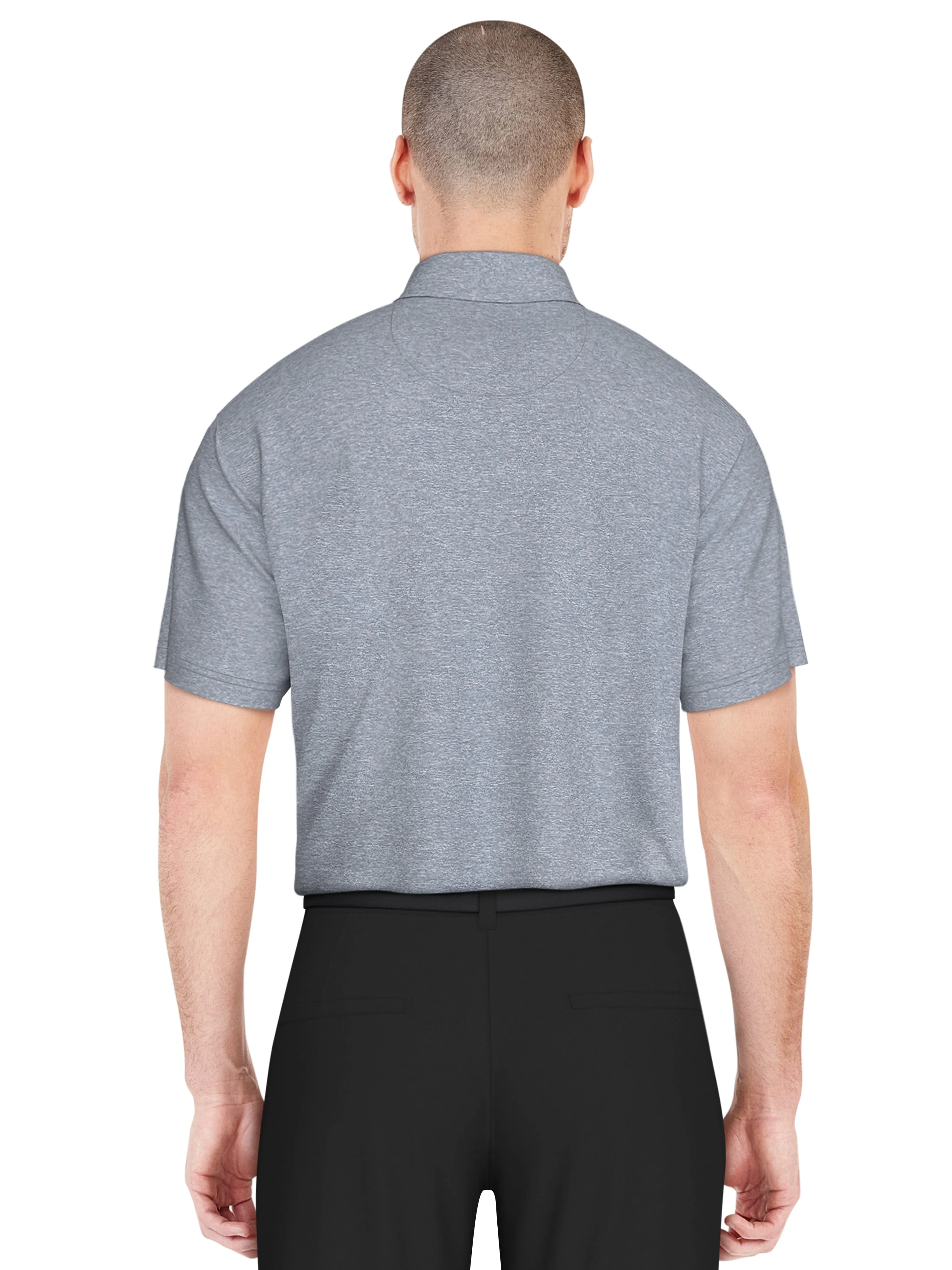 Men's Jersey Chest Stripe Golf Polo