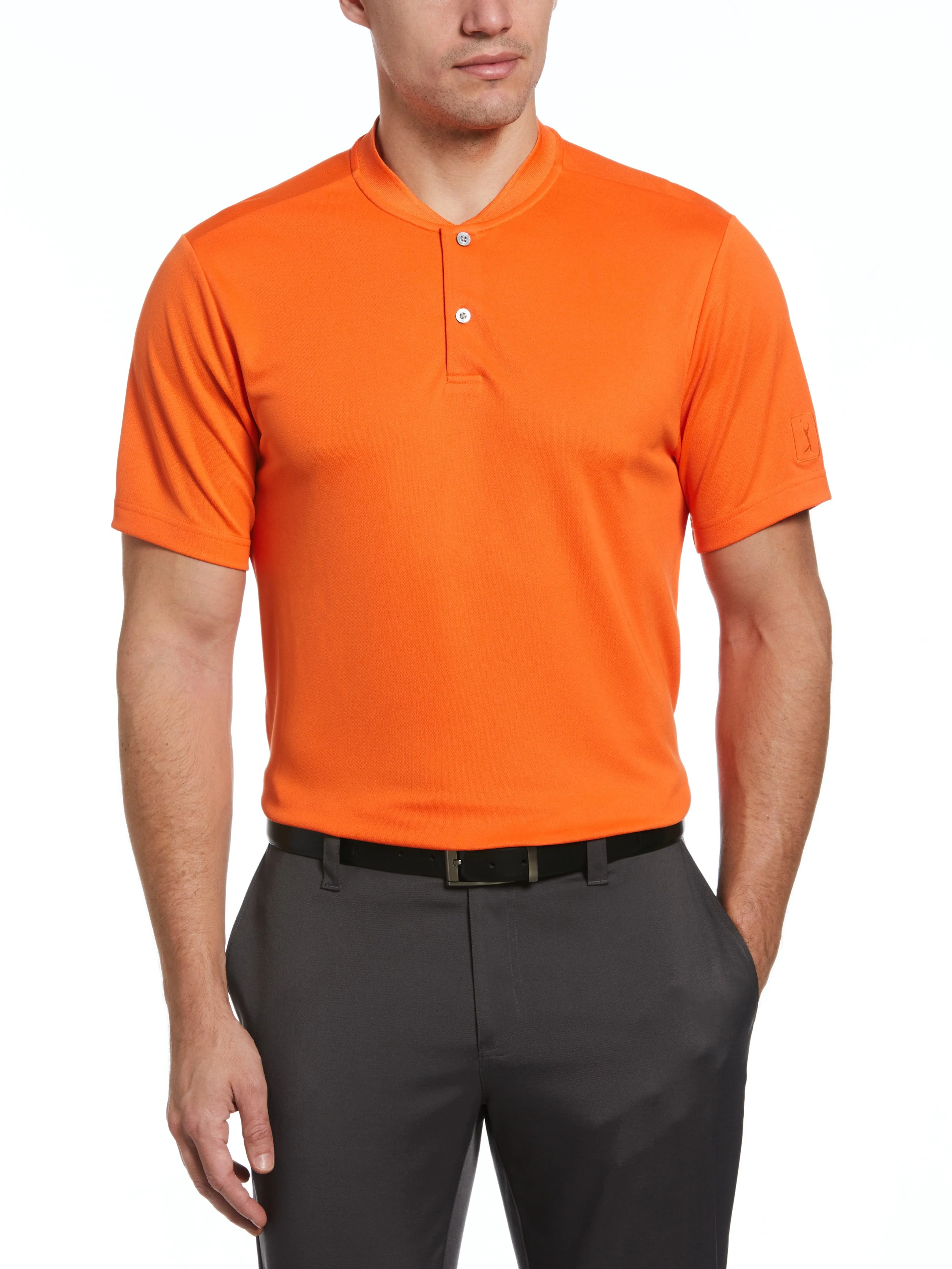 Men's Pique Golf Polo with Casual Collar