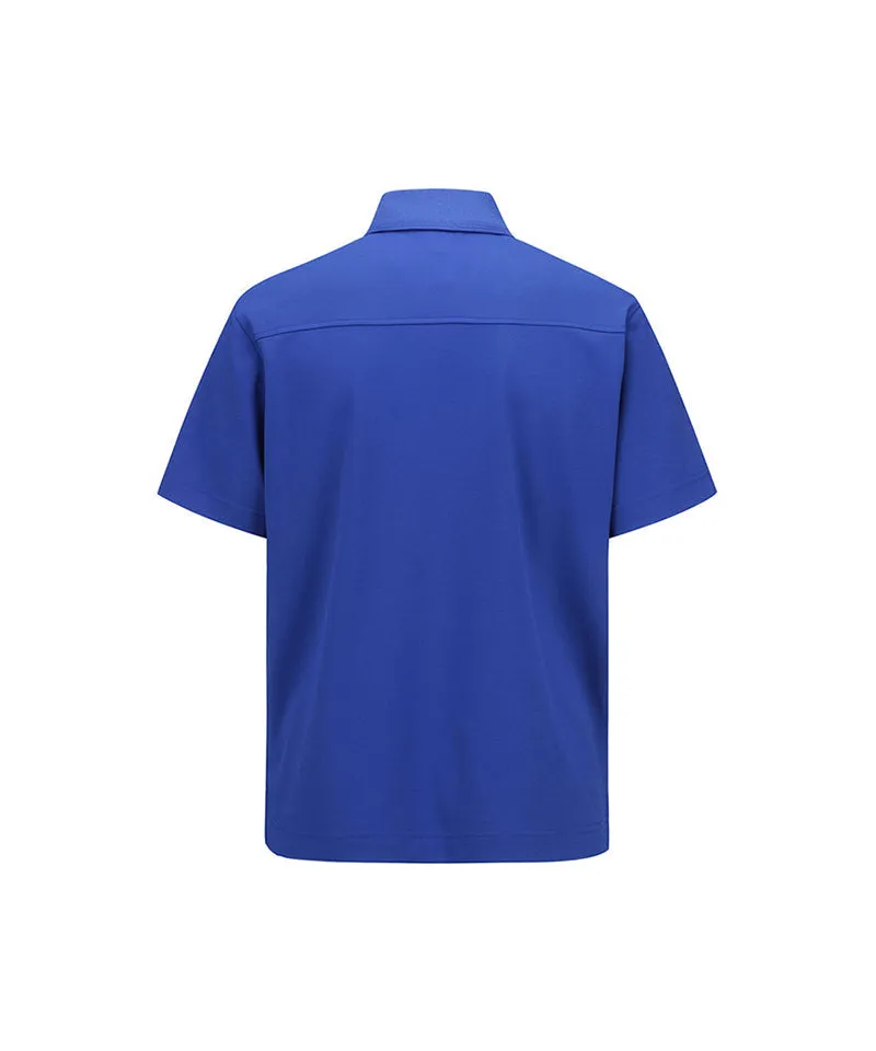 Men's Pocket Detail Short T-Shirt - Royal Blue