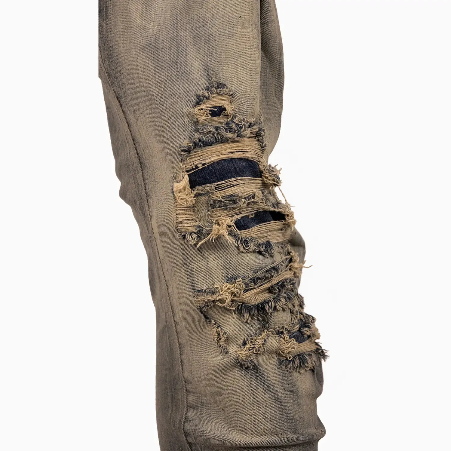 Men's Ross Fit With Shreds Denim Pant