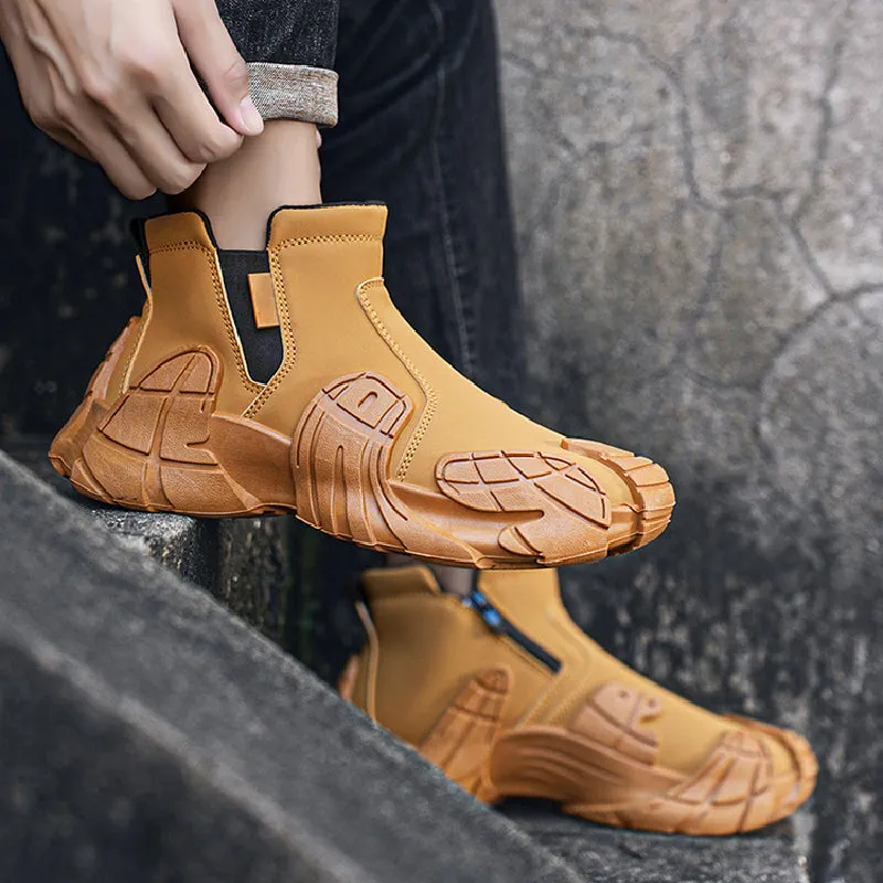 Men's Rugged High-Top Utility Fashion Shoes（50% OFF）