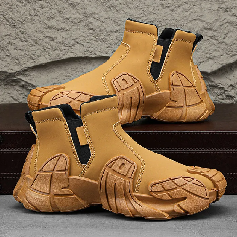 Men's Rugged High-Top Utility Fashion Shoes（50% OFF）