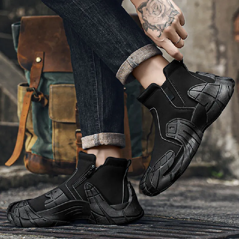 Men's Rugged High-Top Utility Fashion Shoes（50% OFF）
