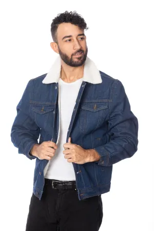 Men's  Sherpa Denim Jacket