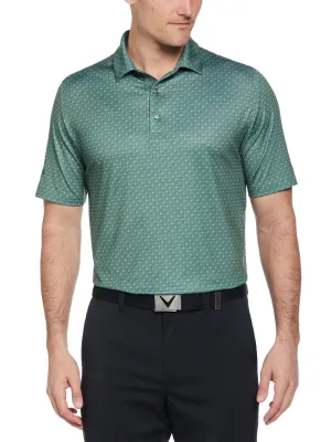 Mens Swing Tech™ Allover Chevron Polo