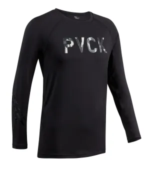 Men's Technical LS T-Shirt - Camo Black