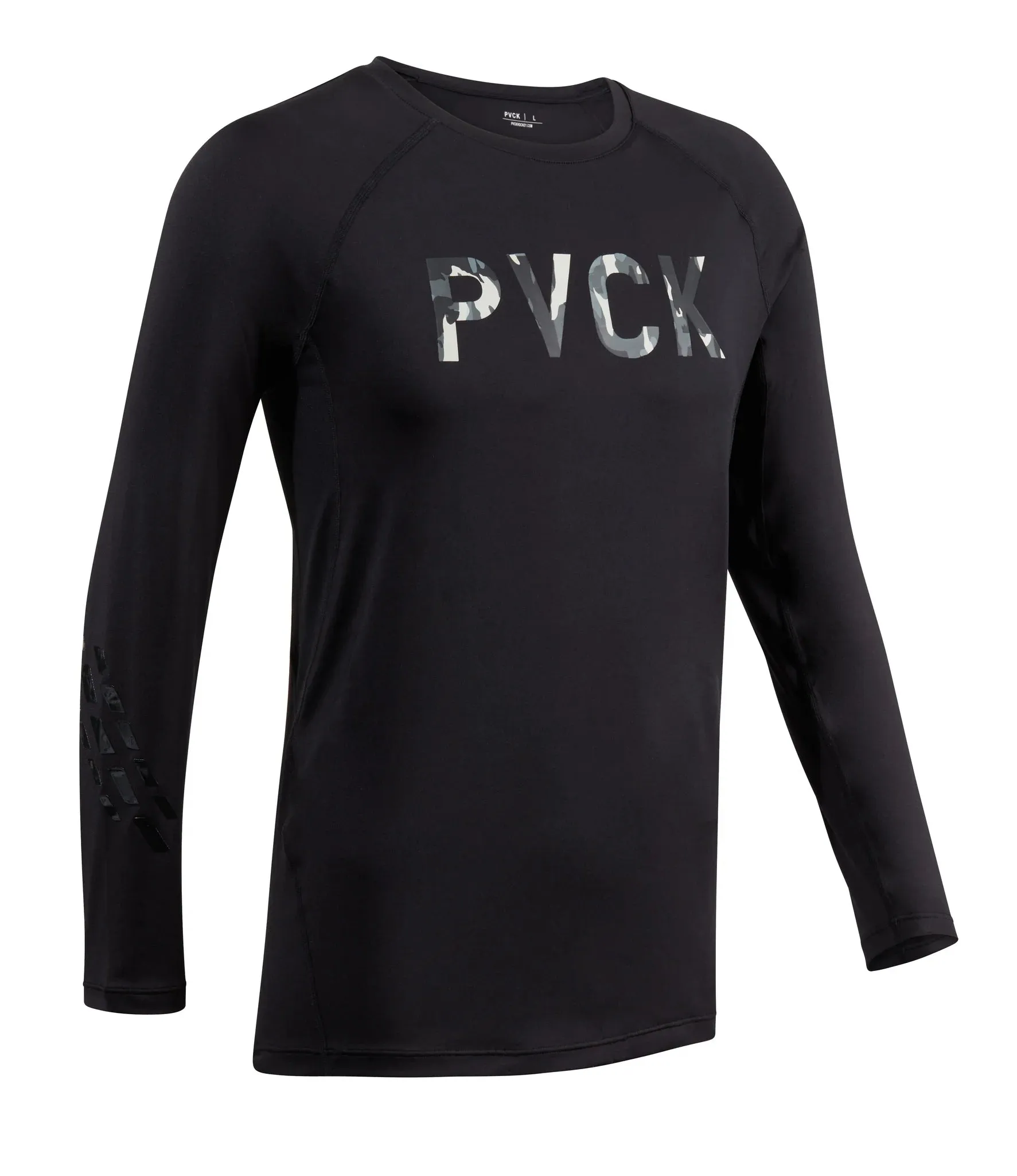 Men's Technical LS T-Shirt - Camo Black