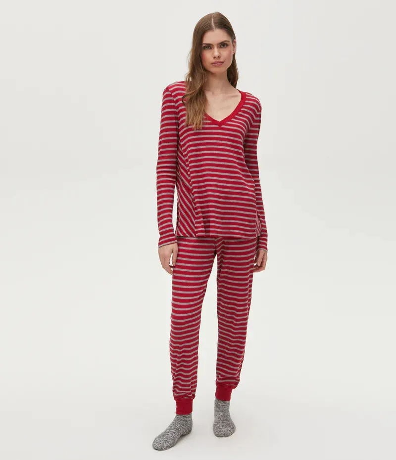 Michael Stars - Regan Striped Thermal Tee