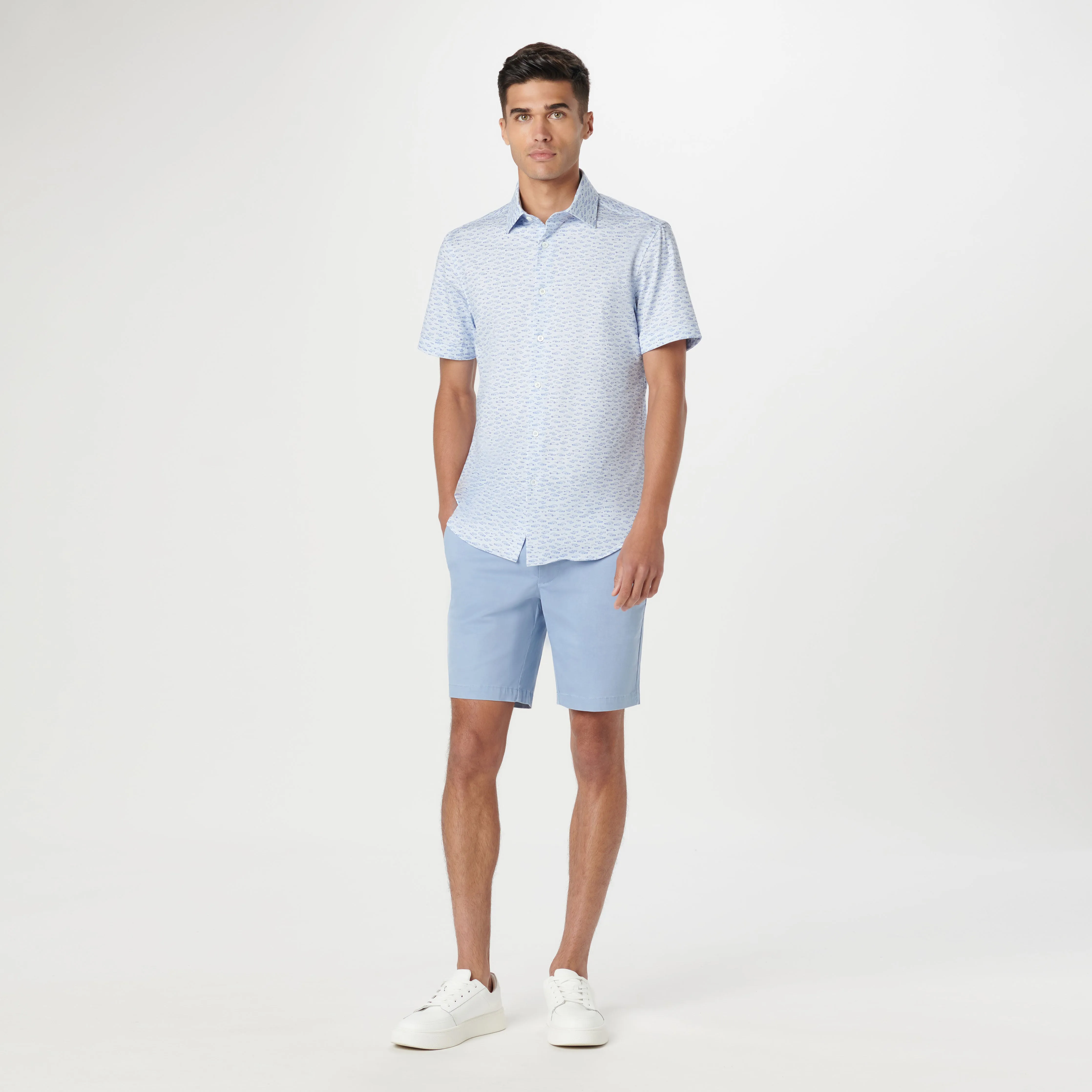 Miles Vintage Cars OoohCotton Short Sleeve Shirt