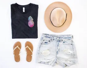 Mini Pineapple Rainbow Shirt | Unisex Shirt