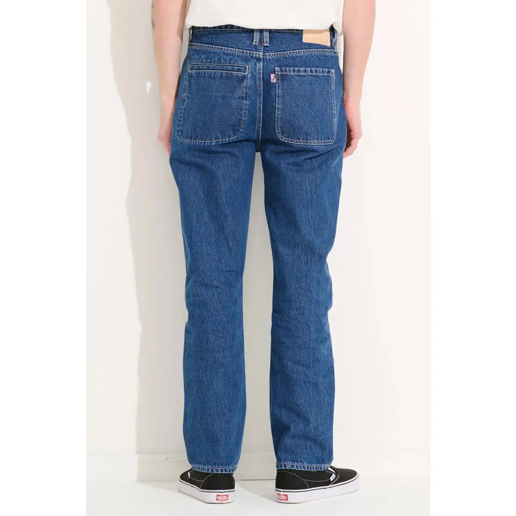 MISFIT MEN'S MAKERS STRAIGHT JEAN - INDIGO
