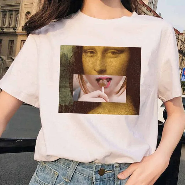 Mona Lisa Pop Art T Shirts