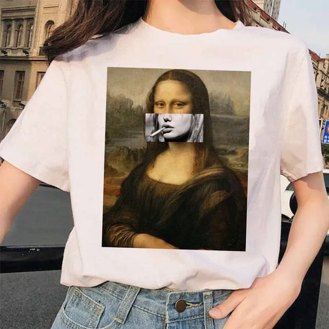 Mona Lisa Pop Art T Shirts