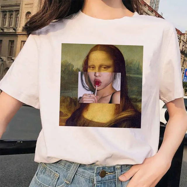 Mona Lisa Pop Art T Shirts
