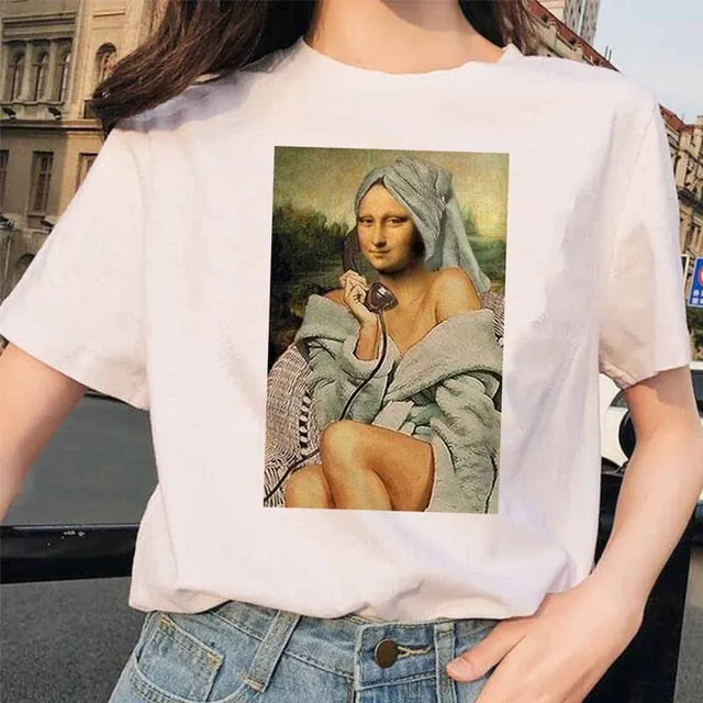 Mona Lisa Pop Art T Shirts