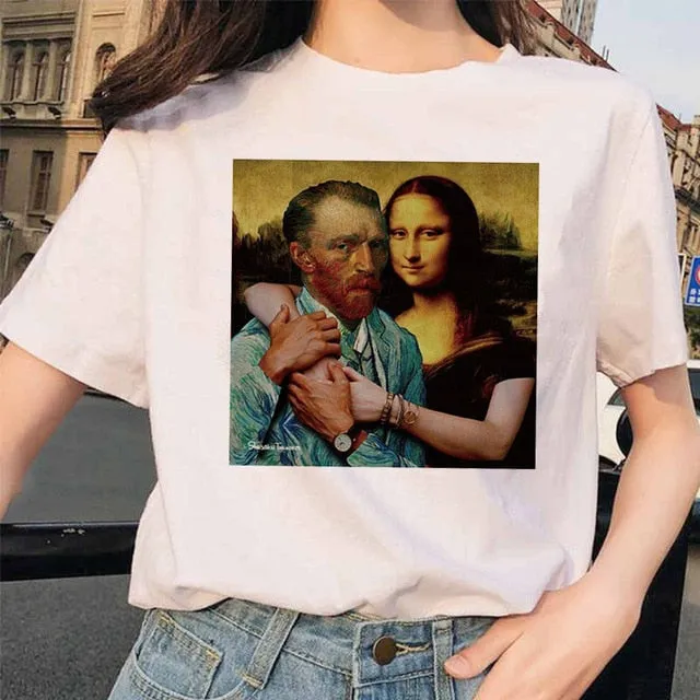 Mona Lisa Pop Art T Shirts