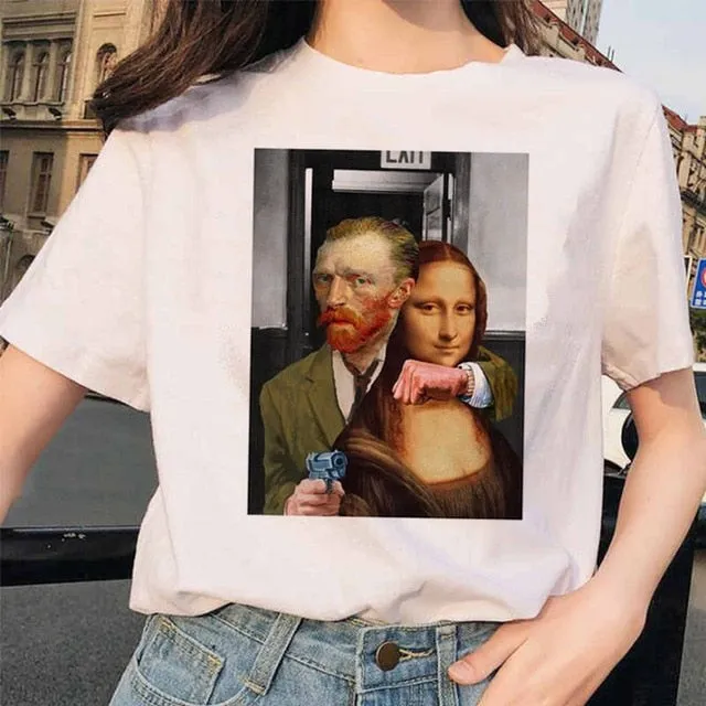Mona Lisa Pop Art T Shirts