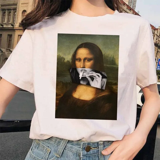 Mona Lisa Pop Art T Shirts