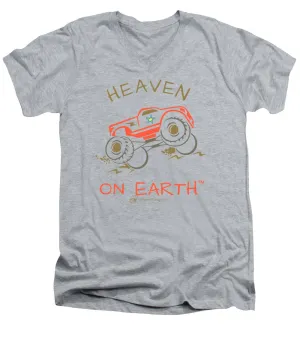 Monster/mud Truck - Men's V-Neck T-Shirt