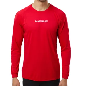 Morgan performance raglan sleeve Top in Red