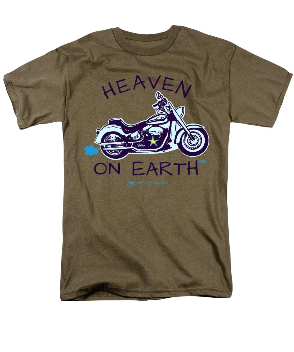 Motorcycle Heaven On Earth - Men's T-Shirt  (Regular Fit)