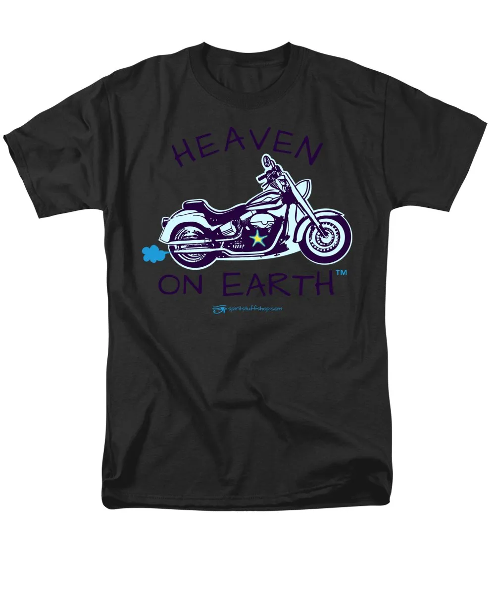 Motorcycle Heaven On Earth - Men's T-Shirt  (Regular Fit)