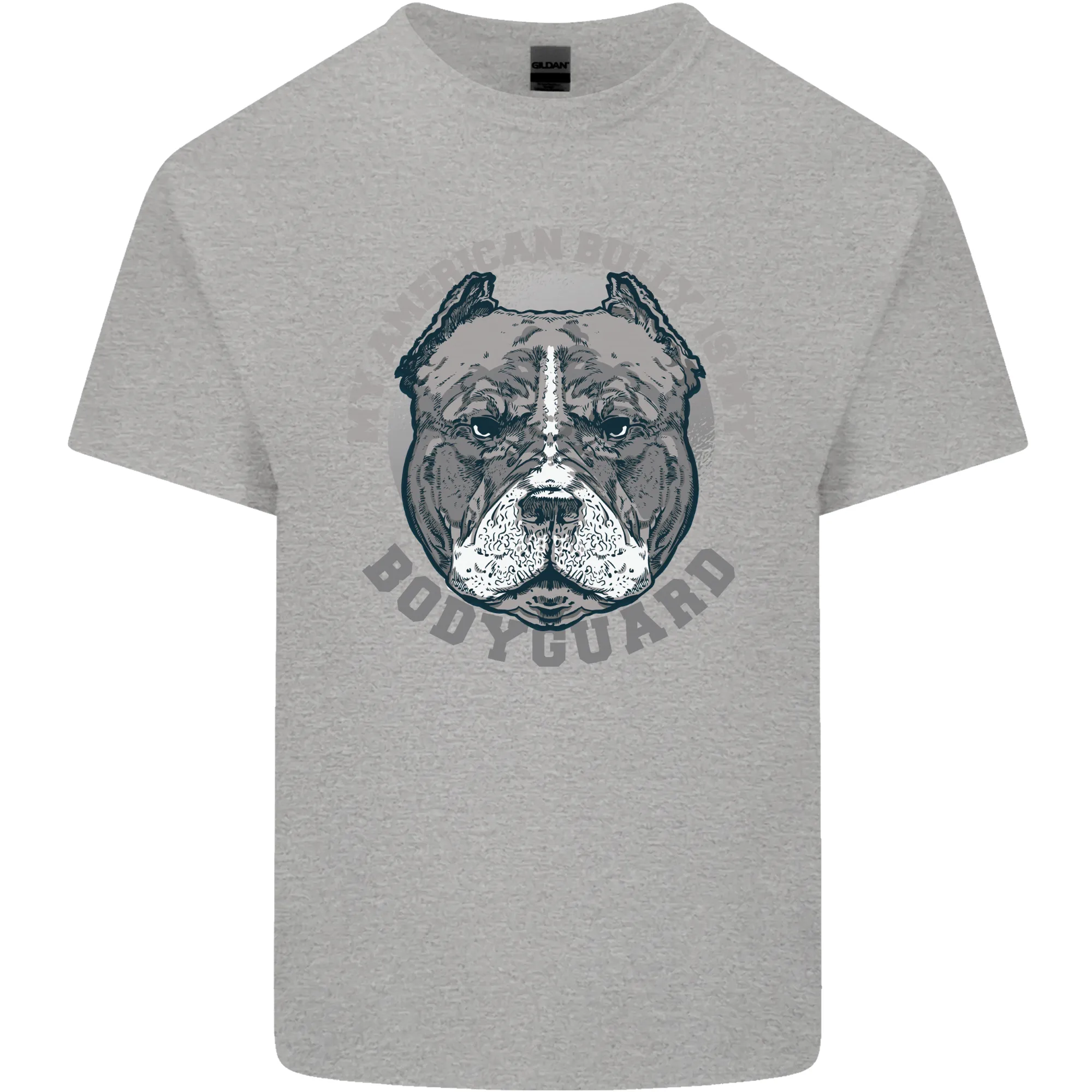 My American Bully is My Bodyguard Dog Mens Light Cotton T-Shirt