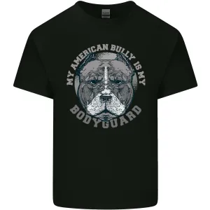 My American Bully is My Bodyguard Dog Mens Light Cotton T-Shirt